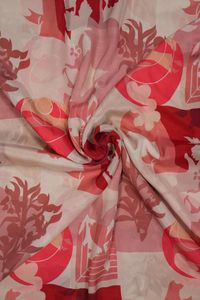 Customized Eco-Friendly Polyester Dobby Fabrics Indian Pakistani Flower Dress for <b>Wedding</b> Curtains Bags-Wholesale Deals - Product Image 2