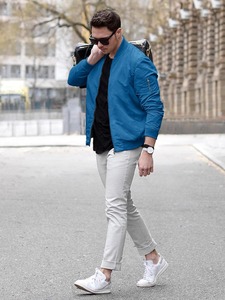 Manteau coupe-vent unisexe, simple et solide, avec col de baseball, fermeture éclair, manteau de cyclisme pour hommes et femmes, printemps et automne - Product Image 6