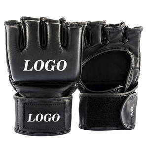 Guantes de Sparring de MMA de Alta Calidad Más Vendidos, Transpirables, de Medio Dedo, Personalizados, de Cuero PU y PVC para Gimnasios - Product Image 4