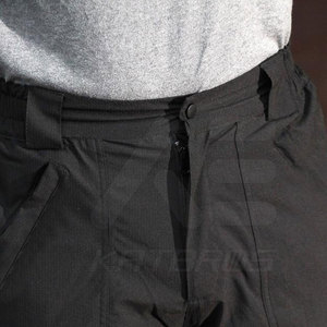 Men's Black 100% Cotton Breathable Quick Dry Seamless <b>Fusing</b> Pants Regular Fit Long Length Adult Size Plain Dyed Style - Product Image 3