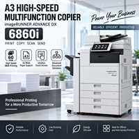 Copieur multifonction monochrome A3 reconditionné 6855i 6860i 6870i, 55 60 70 ppm, imprimante/scanner recto verso, machine de bureau