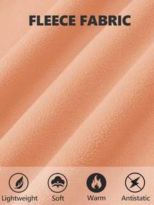 Chaqueta de lana con cremallera de manga larga con estampado elegante para mujer Relleno de algodón ligero para tallas grandes para días de invierno - Product Image 5