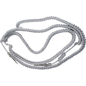Uniforme de cérémonie Aiguillette argentée de haute qualité Cordons d'épaule tressés Équipement de défense personnelle - Product Image 6
