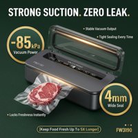 Machine de mise sous vide alimentaire 85 kPa, barre de scellage 35 cm, 2-en-1 avec souffleur d'air, pour la conservation des aliments en cuisine, 110V-220V, 20 sacs offerts, CE