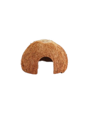 Demi-coquille de noix de coco durable et attrayante faite à la main cachette parfaite pour les petits animaux de compagnie fabriqués à partir de coquille de noix de coco naturelle 100%