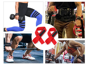 Sangle de musculation en coton réglable, design personnalisable, haute qualité, respirante pour la musculation, les soulevés de terre, l'entraînement de force - Product Image 5