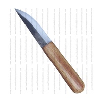 Couteau Viking Traditionnel Professionnel Forgé à la Main, Lame en Acier à Haute Teneur en Carbone, Couteau de Cuisine Médiéval avec Manche en Bois d'Olivier et Étui