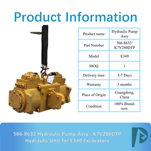 ชุดปั๊มไฮดรอลิก 566-8632 - ยูนิตไฮดรอลิก K7V280DTP สำหรับรถขุด E349 - Product Image 3