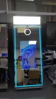 Machine de photomaton miroir pour selfies de fête, légère et élégante, avec grand écran tactile