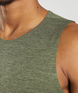 Lightweight <b>Slim</b> Fit <b>Men's</b> High Quality Fitness Tank Tops Custom Made Solid Color Summer <b>Vest</b> - Product Image 4
