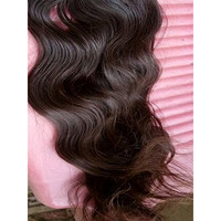Extensions de cheveux indiens Remy naturels noirs, qualité 12A, ondulés, double trame, tissage à la machine, en vrac, sans perte, permanentables