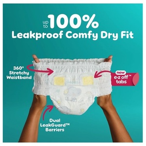 Couches Pampers Cruisers 360 Fit de haute qualité avec ceinture extensible tout autour pour bébés qui rampent – Vente en gros - Product Image 3