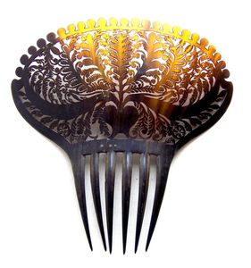 Fourchette à cheveux élégante et vintage en corne de buffle Barrettes et pinces de meilleure qualité - Product Image 6