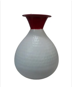 Vase à fleurs nickelé de petite taille pour jardin maison balcon et chambre table d'appoint Vases à fleurs et pots en métal décoratifs - Product Image 6
