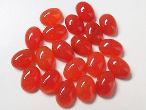 Cabujones de piedras preciosas sueltas de forma ovalada lisa de cornalina Natural de alto pulido de la mejor calidad para hacer joyas, venta a granel - Product Image 3