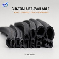 Bande d'étanchéité composite EPDM à trois couches avec bande en acier pour armoire de machines, conteneur, étanchéité industrielle, OEM personnalisé