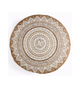 Alfombras de suelo hechas a mano de yute de diseño trenzado de calidad superior para pasillo, dormitorio, sala de estar, alfombrillas de yute - Product Image 3