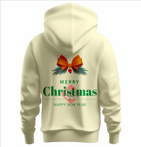 เสื้อสวมหัว unisex ขนแกะอบอุ่น XS มีฮู้ด3D แฟชั่นโอเวอร์ไซส์พิมพ์ลายฟองโลโก้คริสต์มาสฤดูหนาว - Product Image 3