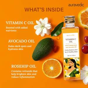 Aceite de Vitamina C de 30 ml para Blanquear, Reducir Poros y Antiarrugas, con Hialuronato de Sodio y Ácido Salicílico para Rostro y Nariz, Uso Doméstico, Tamaño de Muestra - Product Image 4