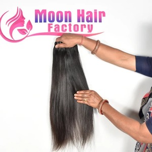 Fournisseur indien Meilleur prix 28 pouces 1 paquet Extensions de cheveux humains lisses à texture soyeuse Plein volume Durable et sans enchevêtrement - Product Image 2