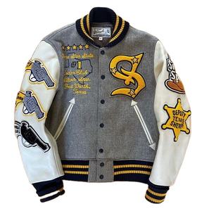 เสื้อแจ็คเก็ตวาร์ซิตี้พรีเมียมสำหรับผู้ชาย ปักโลโก้ ออกแบบได้ตามต้องการ ผ้าแคนวาสคอตตอน 100% กันน้ำ ระบายอากาศ แห้งเร็ว บริการ OEM - Product Image 1