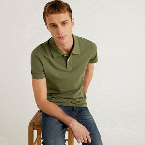 Unisex Custom Logo for Polo Shirt 100% Hot <b>Summer</b> Slim Design Solid Color Breathable Golf Shirt Embroidery Decoration for Men - Product Image 5