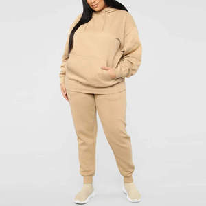 ชุดวอร์มลำลองสำหรับผู้หญิงชุดวอร์ม2ชิ้นชุดวอร์มผ้าฟลีซสำหรับฤดูหนาวออกแบบได้ตามต้องการ - Product Image 6