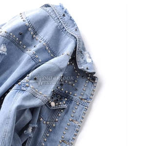 Vestes en jean à manches longues de différentes couleurs Veste en jean à prix de gros Veste en jean pour femmes à prix d'usine - Product Image 4