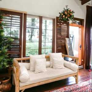 Canapés d'extérieur élégants de haute qualité en bambou 3 places meubles de jardin naturels ensemble de canapés pour salon ensemble de meubles d'extérieur - Product Image 3