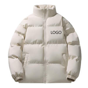 Veste pour homme Logo personnalisé Imperméable Respirant Tricoté Hiver Extérieur Manteau chaud Grande taille Veste matelassée à fermeture éclair pour homme - Product Image 6