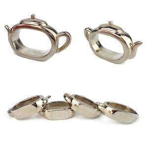 Servilletero de metal de estilo antiguo de diseño único para eventos temáticos vintage y cenas elegantes disponibles a precios mayoristas - Product Image 4