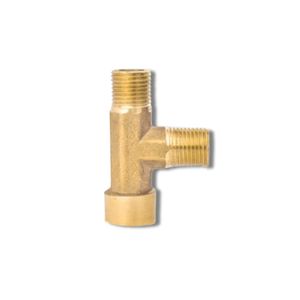Raccord en T en laiton de haute qualité 1/8 "connecteur de tuyau fileté mâle/femelle BSP | ÉCOLOGIQUE durable pour produit chimique/gaz/huile - Product Image 4