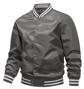 Custom Mens Varsity <b>Jacket</b> For <b>Biker</b> <b>Jacket</b> Durable Zipper Closure Casual Fashion Winter Outerwear Coat - Product Image 1