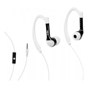 Tesportineark Runway Auriculares internos con cable, estéreo, blanco y negro, con micrófono, Mini Jack de 3,5 mm - Product Image 2