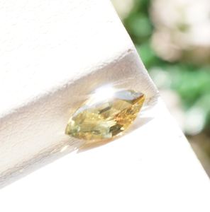 Saphir naturel, taille marquise, pierre précieuse en vrac, jaune, pour la fabrication de bijoux de fête, hauteur 3 mm - Product Image 1