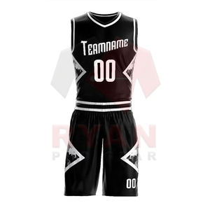 Uniforme de Baloncesto con Diseño 3D de Última Generación, Sublimado, de Poliéster, Secado Rápido, Transpirable, Personalizado para Equipos y Fiestas - Product Image 1