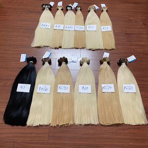 Superventas, 2022 Extensiones de Cabello 100% humano, mechones de pelo de Color a granel, liso y rizado - Product Image 2