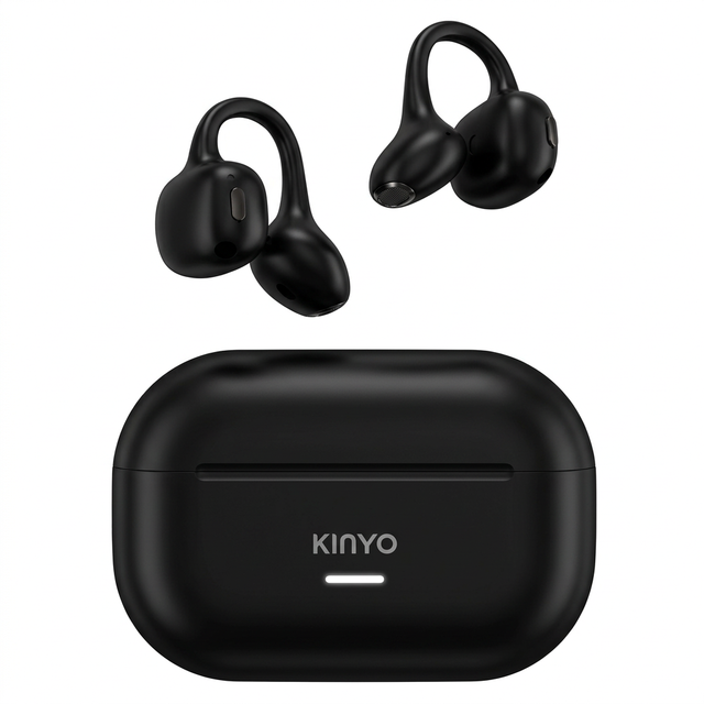 Open Ear Clip-on Earbuds Wireless Earphones with AI Translation Smart Audio OEM Manufacturer Model A9 Ultra