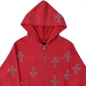 ชุดวอร์มลำลองประดับพลอยเทียมขนาดกำหนดได้เองชุดวอร์มลำลองสำหรับฤดูหนาว - Product Image 4