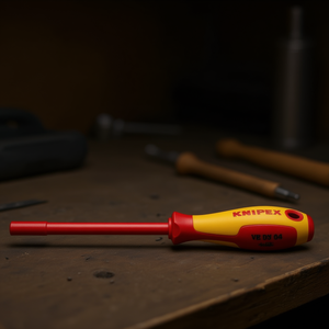 Knipex VDE Burnished Nut Driver with <b>Screwdriver</b> Handle - Product Image 3