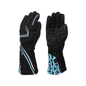 Transpirable Anti Slip Palm Karting Kart Unisex Nomex Guantes Custom Karting Kart Nomex Guantes - Product Image 1