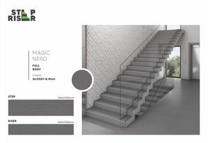 Azulejos escalonados y elevadores | Azulejos de escalera de porcelana cerámica de 200x900mm para diseño exterior e interior - Product Image 3