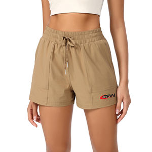 OEM Custom Logo Cotton Fleece Gym Sport Loose Running Jogger Sweat Blank French Terry <b>Shorts</b> for <b>Women</b> - Product Image 1