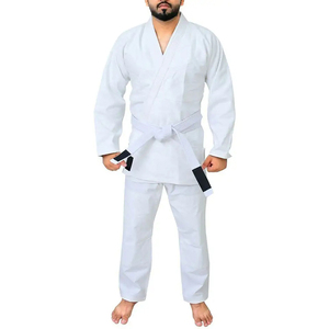 ชุดยูนิฟอร์มศิลปะการต่อสู้ BJJ ผลิตโดย OEM ผ้าคอตตอนยืด 100% สำหรับทุกเพศ มีโลโก้ด้านหน้า มีทุกขนาด พร้อมจำหน่าย - Product Image 1
