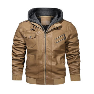 แจ็คเก็ตหนังนักขี่มอเตอร์ไซค์ดีไซน์เข้ารูปแฟชั่นใหม่ปี 2020 สำหรับผู้ชาย พร้อมสีสัน แจ็คเก็ตหนังแท้สำหรับผู้ใหญ่ ขายส่ง - Product Image 5