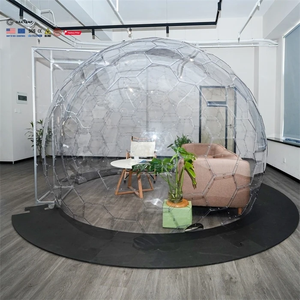 Dôme géodésique en polycarbonate transparent, luxueux, moderne, résistant aux UV, triple couche, pour observation des étoiles - Product Image 2