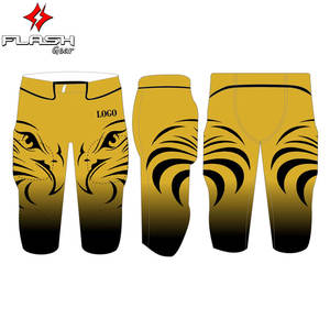 Custom Full Dye Sublimation Printed Short Sleeve American <b>Football</b> Uniforms for Adults Best Quality - Product Image 3