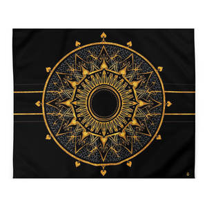 Housse de couette en lin Aurelius Nocturne, literie de luxe brodée et imprimée pour la maison et les hôtels - Disponible en tailles simple, queen, king, double, twin - Product Image 3