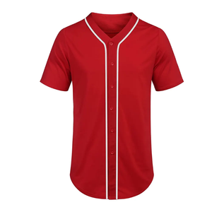 2025 Meilleure vente vêtements de sport couleur unie hommes uniforme de Baseball avec nom d'équipe personnalisé grande taille - Product Image 3