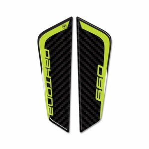 Adesivi 3D in Resina per Protezione Posteriore Moto, Compatibili con Triumph Daytona 660 2024, Adesivo Serbatoio - Product Image 2